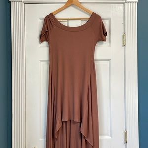 “Love In” brand, boutique high-low hem dress.